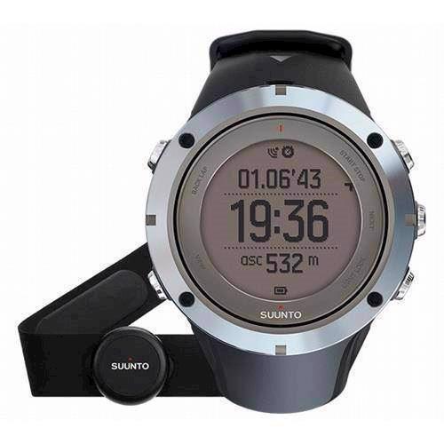Image of Sort plast med stål krans Ambit3 quartz multifunktion Unisex ur fra Suunto